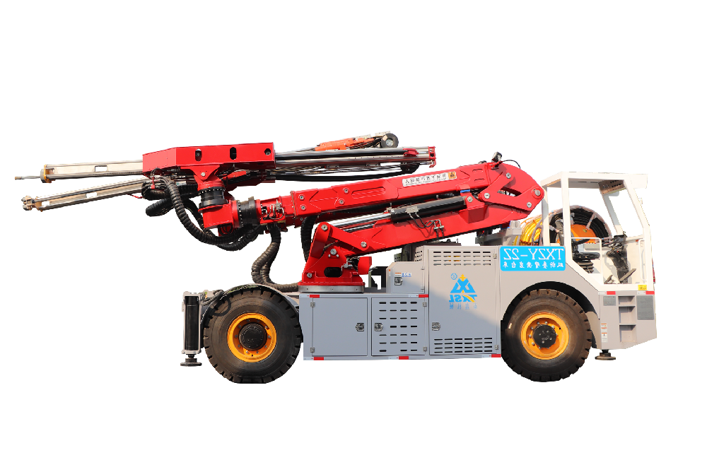 雙折疊臂鑿巖臺車